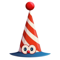 ai genererad en clown hatt png