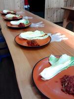kimchi making, Korean fermented food workshop for tourist photo