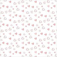 Hand-drawn heart love icons, doodles, and illustrations for valentines and wedding Background vector