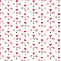 Seamless vector pattern with hearts