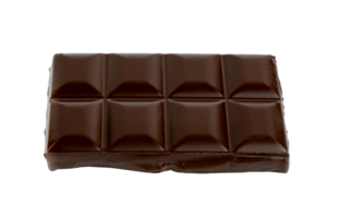 barretta di cioccolato fondente isolata png