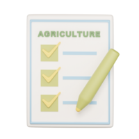 agriculture normes 3d illustration png