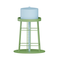 water tank 3d illustratie png