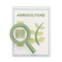 Agriculture Quality Control 3d illustration png