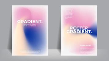 abstract gradient background for cover or poster design. vector illustration