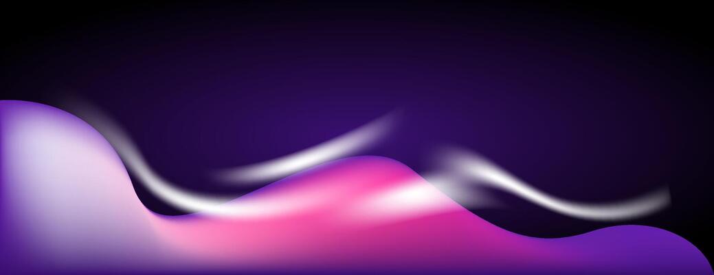 liquid gradient background in purple and pink color with smoke. vector illustration