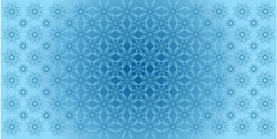 vector gradient deep on blue colours background with a pattern of stars arabic calligraphy geometric flower islamic ornament decor frame eid ramadan