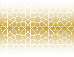 vector gradient brown gold and white colours background with a pattern of circles and stars arabic islamic ornament decor frame eid ramadan