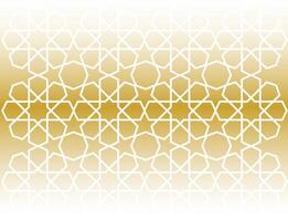 vector gradient brown gold and white colours background with a pattern of circles and stars arabic islamic ornament decor frame eid ramadan