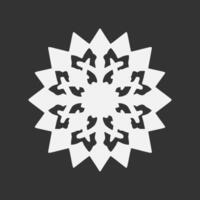 Islamic Geometric. Abstract mandala. Ethnic decorative element vector