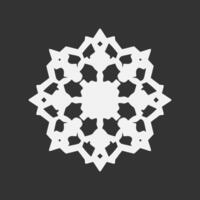 Islamic Geometric. Abstract mandala. Ethnic decorative element vector
