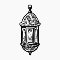 Ramadán linterna. vector ilustración