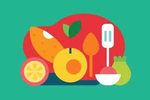 Ketogenic Diet Food Vector design