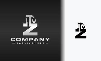 letter Z workshop equipment logo vector