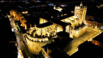 antico e bellissimo città nel Spagna nel Spagna video