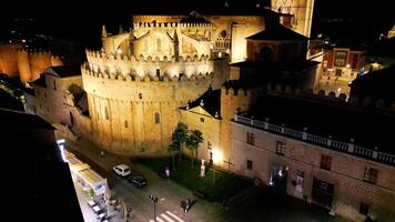 oude en mooi stad in Spanje in Spanje video