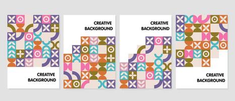 moderno resumen cubrir con geométrico formas, geometría gráficos resumen antecedentes. geometría cuadrícula modelo diseño para póster volantes folleto bandera. gráfico diseño diseño con geométrico gráfico elemento. vector