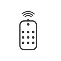 electronic remote control icon vector element design template