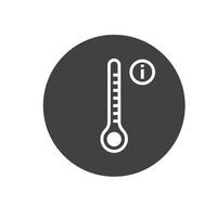 over heat indicator icon vector element design template