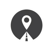 location point icon vector element design template