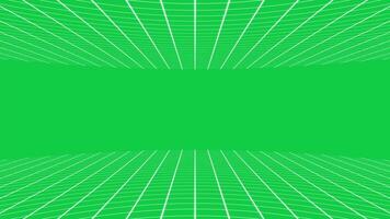 Looping grid tunnel animation in green screen background. Perfect for motion graphic projects. video