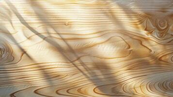 AI generated Top View of Plywood. Backdrop, Wood, Light, Wooden, Table, Nature, Pattern, Abstract, Background, Board, Wall, Veneer, Smooth, Surface photo