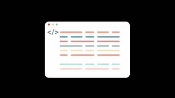 Code coding database, working as a developer technology, designer tech creative industry video