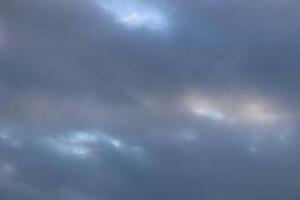 Clouds In THe Sky On A Bright Sunny Day photo