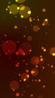 ritratto bellissimo rosso luccichio brillante particella sfondo, artistico spazio bokeh velocità matrice Magia effetto sfondo animazione video