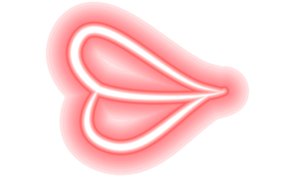 Neon- glühend Lippen leuchtenden beschwingt hell Frau Lippen, Liebe Kuss Symbol mit transparent Hintergrund png