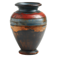 AI generated Ancient Greek vase PNG. Ancient jug isolated. Amphora vase PNG. Pithos vase PNG. Pelike jug PNG