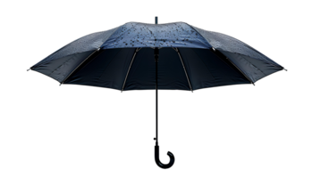 AI generated Black umbrella PNG. Umbrella isolated. Red umbrella for protection against rain PNG