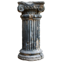 ai generiert alt griechisch Säule png. griechisch Säule isoliert. doric Säule png. ionisch Säule png. korinthisch Säule png. uralt griechisch die Architektur png