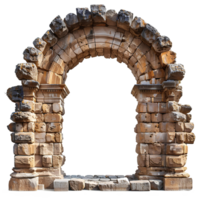 AI generated Ancient Greek arch of triumph PNG. Ancient Greek architecture including he Doric order, the Ionic order, and the Corinthian order PNG