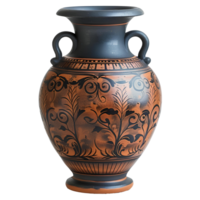 ai gerado antigo grego vaso png. antigo jarro isolado. ânfora vaso png. pithos vaso png. pelike jarro png