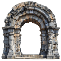 AI generated Ancient Greek arch of triumph PNG. Ancient Greek architecture including he Doric order, the Ionic order, and the Corinthian order PNG