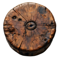 AI generated Log with wood texture set PNG. Wood log for product placement top view flat lay PNG. Wood log PNG. Wood texture for product presentation png