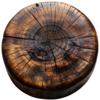 ai generiert Log mit Holz Textur einstellen png. Holz Log zum Produkt Platzierung oben Aussicht eben legen png. Holz Log png. Holz Textur zum Produkt Präsentation png