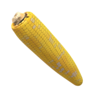 Corn vegetable 3d rendering png