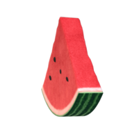 Wassermelone Scheibe 3d Rendern png