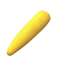 Corn vegetable 3d rendering png