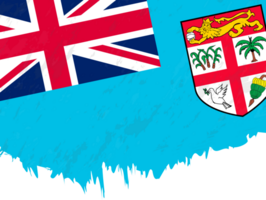 Grunge-style flag of Fiji. png