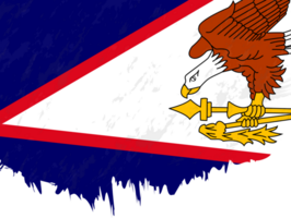 estilo grunge bandeira do americano samoa. png