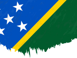 Grunge-style flag of Solomon Islands. png