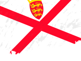 Grunge-style flag of Jersey. png