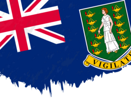 Grunge-style flag of British Virgin Islands. png