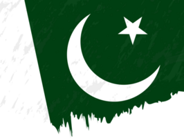 Grunge-style flag of Pakistan. png