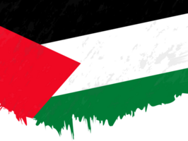 Grunge-style flag of Palestine. png