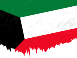 Grunge-style flag of Kuwait. png