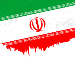 Grunge-style flag of Iran. png